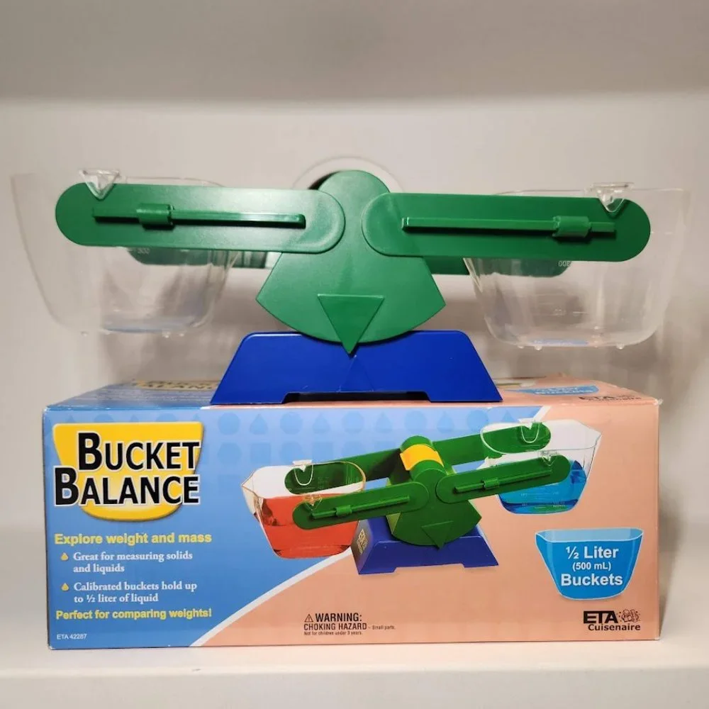 Bucket Balance Weight and Mass Science Math Manipulatives  Kids learn weight